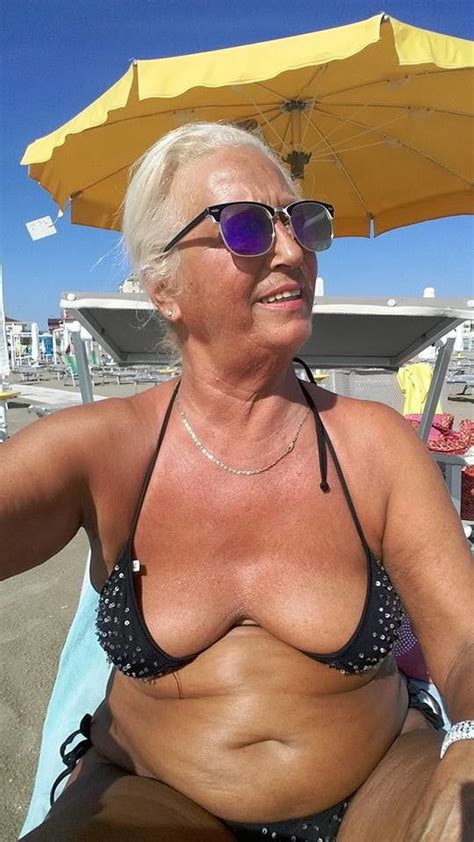 Busty Italian Granny Mature Milf On The Beach Very Hot 549 Pics