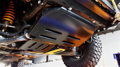 underbody protection durable steel guards fully equipped