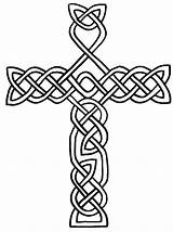 Welsh Celtic Cornish Crosses Tocolor sketch template