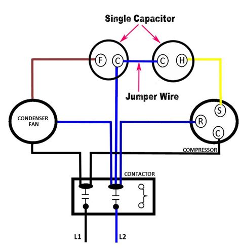 start run capacitor wiring diagram  wallpapers review