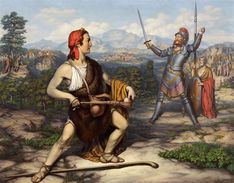 david  goliath public domain clip art   images