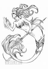 Drawing Siren Sirens Drawings Pencil Space Getdrawings Paintingvalley Deviantart sketch template