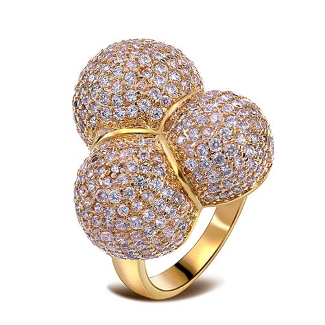 fashion ring  women  design gold color rings finger jewelry top