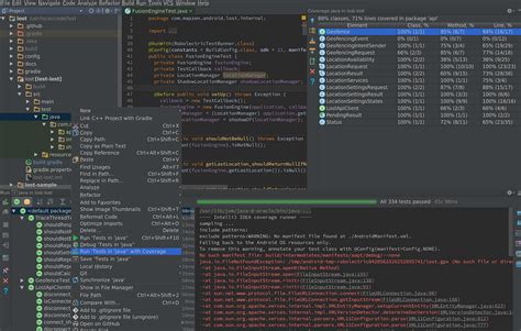 code coverage android studio   built  feature  chuck greb android testing medium