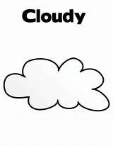 Pages Clouds Cloudy Netart Worksheet sketch template