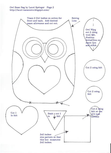 amazing image  owl sewing pattern figswoodfiredbistrocom owl