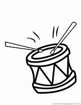 Drums Snare sketch template