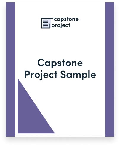 effective capstone project examples    follow