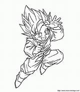 Dragon Ball Gotenks Coloring Pages Dbz Colouring Library Clipart Sheets Popular Coloringhome Comments sketch template