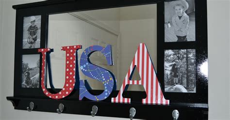 nifty thrifty thriving usa letters