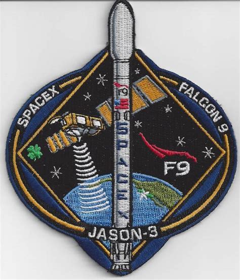 jason  spacex mission patch  space force historical foundation