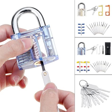 beginner lock pick set  clear locks unlocking locksmith etsy