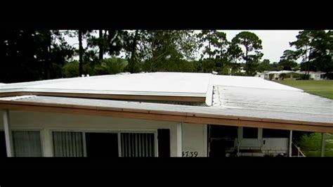 weather tpo white membrane mobile home roof overs youtube
