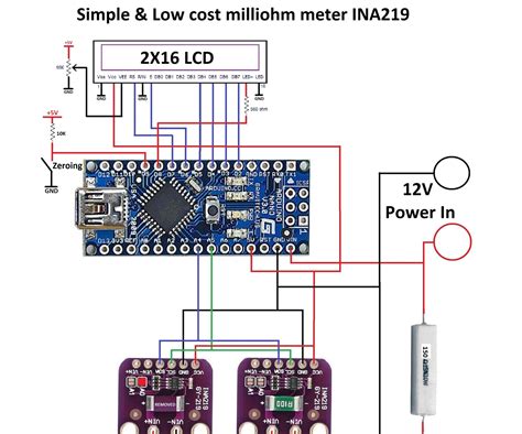 ohmic resistance meter  ina current sensor  steps instructables
