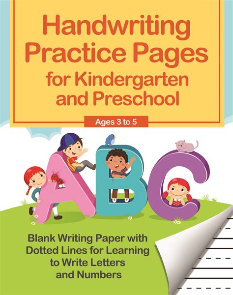 handwriting practice pages  kindergarten  preschool ulysses press