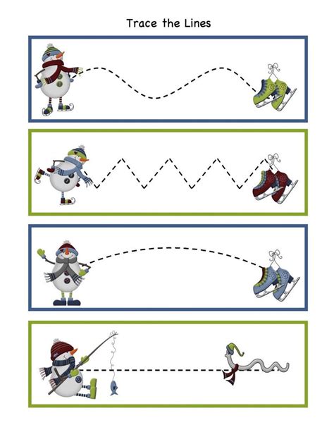 read  winter activities preschool preschool tracing preschool