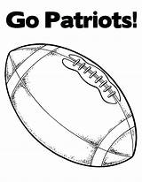 Coloring Pages Patriots Getdrawings Nfl sketch template