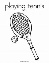 Tennis Coloring Pages Racket Play Playing Ace Print Kids Ball Drawing Printable Template Lets Court Let Noodle Color Snoopy Flying sketch template