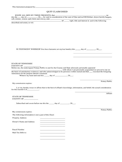 quit claim deed form fill   sign printable  template