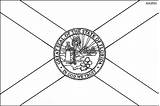 Flag Florida Clipart State Coloring Clip Clipground States sketch template