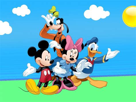 Donald Duck Mickey Mouse And Goofy Cartoon Wallpaper Hd