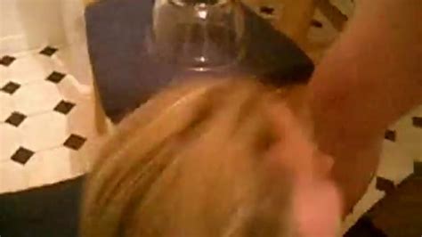 kirsty the slut from aberdeen gets a facial in the kitchen