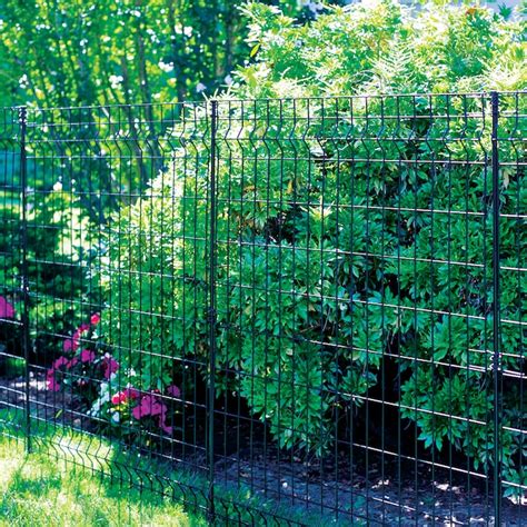 No Dig Multi Purpose Fence 4 Ft H X 3 Ft W Black Steel Garden Fence