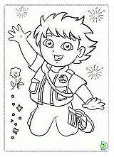 Coloring Diego Go Pages Dinokids sketch template