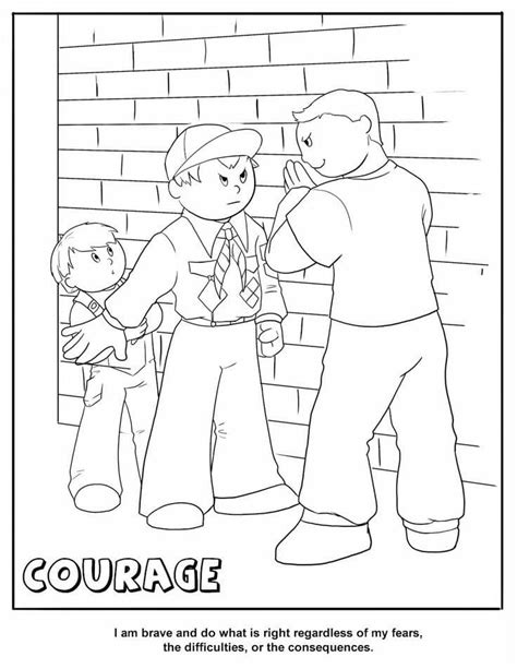 printable courage coloring page  printable coloring pages