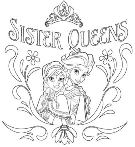 frozen fever elsa  anna coloring pages littlecomei