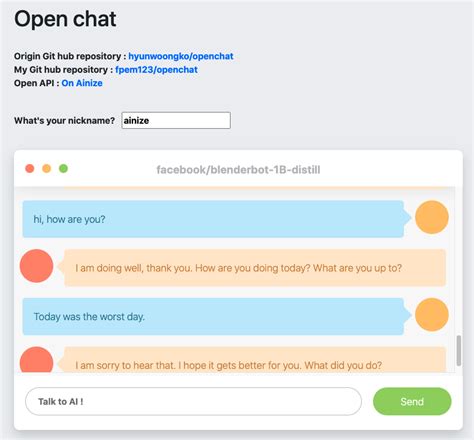 ai  nlp open chat