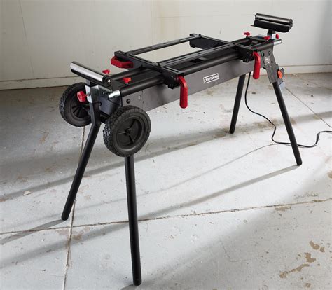 Craftsman Deluxe Miter Saw Stand Heavy Duty 10 Inch 12 Inch Universal