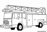 Camion Pompiers sketch template