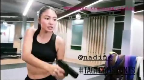 Watch Nadine Lustre Training Stunt Routine On Teleserye Burado