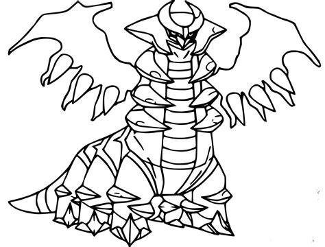 pokemon giratina coloring pages tripafethna