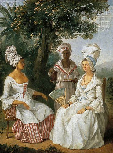 Creole Woman And Servants Agostino Brunias Painting