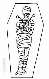 Coloring Mummy Pages Kids Printable Sheets Cool2bkids sketch template