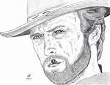 Clint Eastwood Blondie sketch template