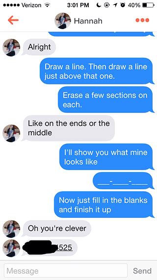 Pick Up Lines That Work On Tinder