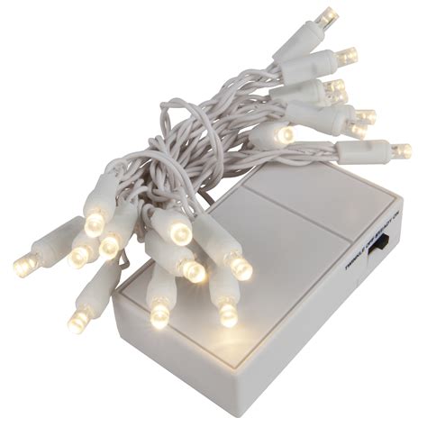 battery operated lights  warm white battery operated mm led christmas lights white wire