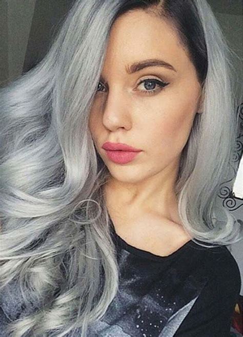 gray hair color ideas   shortlong hair tutorial page