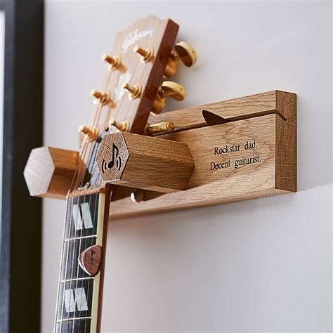 personalised guitar stand  plectrum holder  mijmoj design