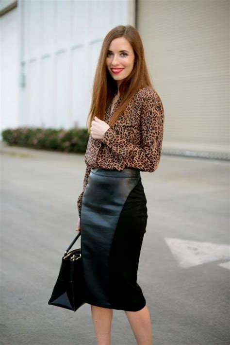 edgy pencil skirt blouse combo 17 ways to wear a faux