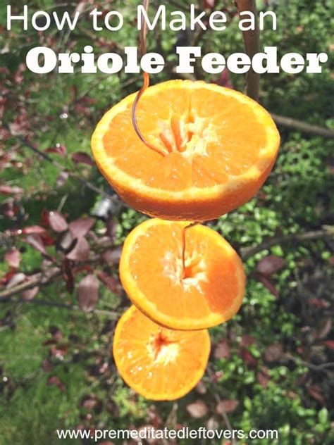 oriole bird feeder tutorial