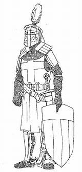 Templar Crusader sketch template