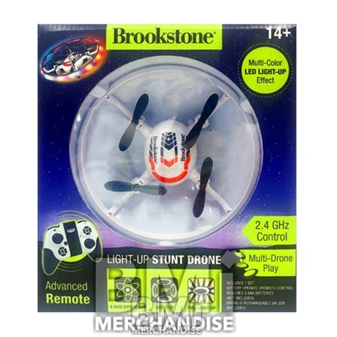 brookstone light  stunt drone