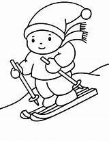 Dibujos Invierno Luge Coloring Para Colorear Transportation Esquiar Coloriage sketch template