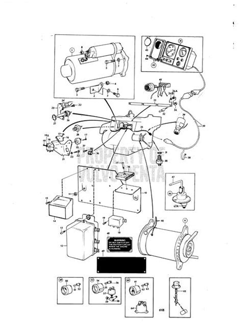 volvo penta exploded view schematic electrical system  instrument late type aqda mda