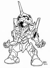 Eva Evangelion Lineart Genesis Mecha Reverence Gundam sketch template