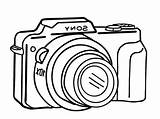 Camera Coloring Pages Photography Compact Getcolorings Print Color Getdrawings sketch template